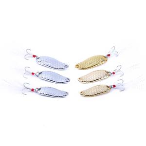 7.5G/10G/13G Spinnerbait di alta qualità esca da pesca in metallo <span class=keywords><strong>a</strong></span> jigging lento con gancio piombo jig head Spin spoon bait - Product Image 4