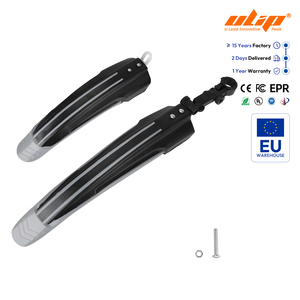 Juego de Guardabarros Delantero y Trasero de Plástico para Bicicleta de Montaña, 1 Par, Color Gris, para Bicicleta de Montaña y Carretera - Product Image 1