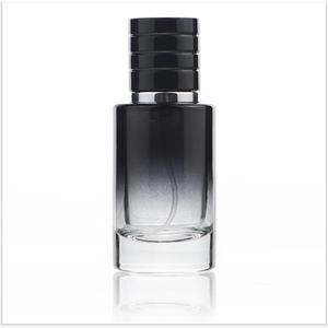 Luxury Eco-Friendly round Clear Glass <b>Perfume</b> <b>Bottle</b> Wholesale 30ml 50ml 100ml Cylinder Shape with Pump Sprayer - Product Image 1