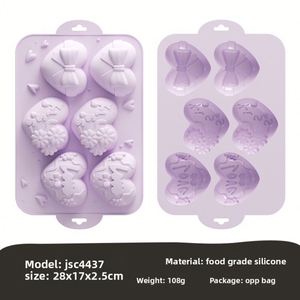 แม่พิมพ์ซิลิโคนรูปหัวใจสีมาการองแบบใหม่สำหรับทำช็อกโกแลตและเค้ก - Product Image 2