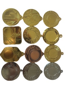 Medallas <span class=keywords><strong>de</strong></span> Metal Personalizadas para <span class=keywords><strong>Premios</strong></span> <span class=keywords><strong>de</strong></span> Competición Deportiva <span class=keywords><strong>de</strong></span> Tenis <span class=keywords><strong>de</strong></span> Mesa y Natación, Medallones <span class=keywords><strong>de</strong></span> Aleación <span class=keywords><strong>de</strong></span> Zinc en Blanco con Cintas - Product Image 1