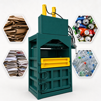 Presse à balles hydraulique verticale pour le compactage des bouteilles en plastique, du papier usagé, des cartons, des canettes en aluminium, des déchets