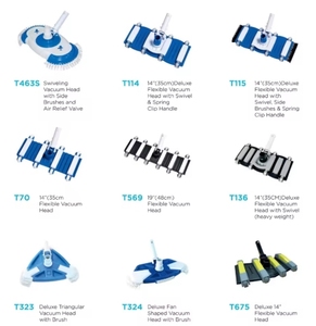 Tête de nettoyage <span class=keywords><strong>triangulaire</strong></span> lestée de haute qualité pour piscine, avec raccord de tuyau pivotant et système EZ Clip, pour piscine, spa et bain à remous - Product Image 3