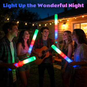Bâton lumineux en mousse LED personnalisé de haute qualité, bâton lumineux clignotant pour concert, bâton lumineux en mousse pour mariage et fête - Product Image 3