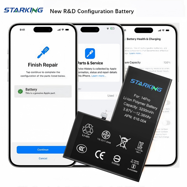 OEM High Capacity Diagnostic Battery Replacement for Iphone 12 12pro 13MINI 13PRO 14 PRO MAX 15 15pro Battery Whit Tools Kits