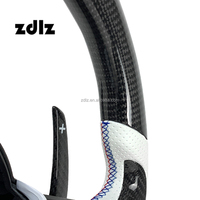 Volante de Fibra de Carbono Personalizado y Mejorado para BMW Serie F y Serie E, con Levas de Cambio de Fibra de Carbono, Compatible con F10, F30, E90, E92