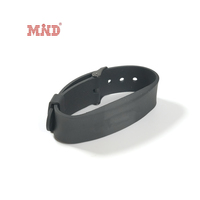Pulsera Inteligente de Silicona con Etiqueta NFC MIFARE Ultralight C de 13.56Mhz para Pagos en Parques Acuáticos