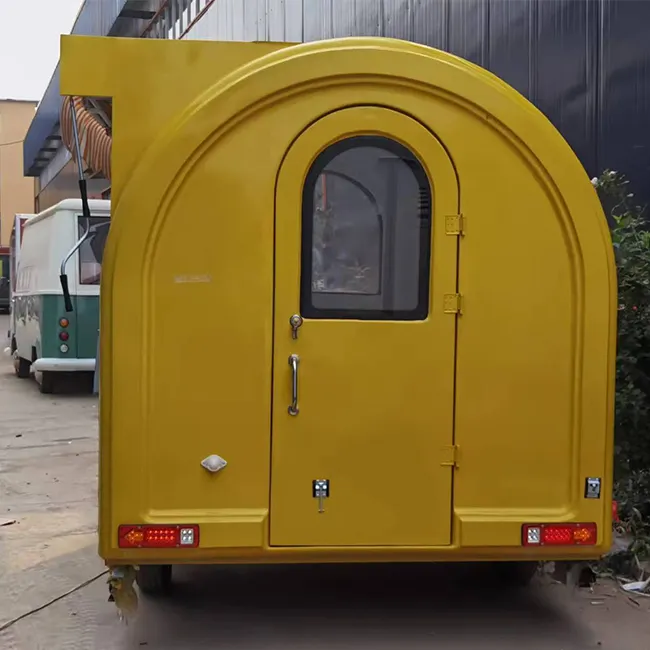 Street Food Cart Shaved Ice Machine Food Cart Mobile Tralier Food Trucks