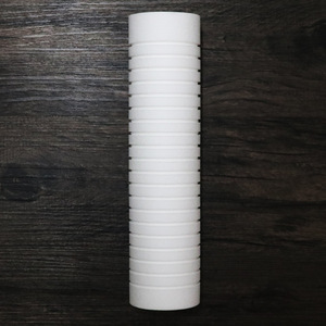 10-Inch Grooved Pp Cotton Filter Cartridge 1 Micron For <b>Water</b> Purifier And <b>Dispenser</b> High Quality Material - Product Image 4