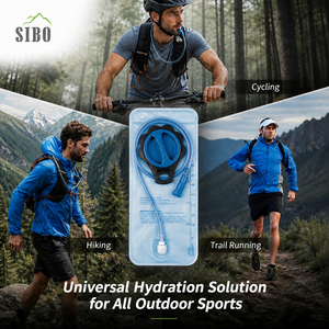 Bolsa de Hidratación Plegable Ligera de <span class=keywords><strong>YPU</strong></span> PEVA de 3L, 2L y 1L, Libre de BPA, para Correr, Senderismo, Camping y Actividades al Aire Libre - Product Image 3