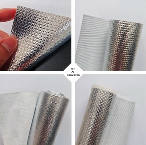 Rollo de Lámina de Aluminio con Aislamiento Térmico y Reflectante, Tela No Tejida con Relieve Compuesto, para Carpas de Comida y Techos - Product Image 4