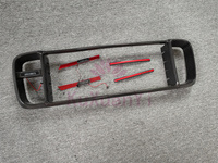 KUXUANYI B-1741 – Kit carrosserie de calandre avant en fibre de carbone sèche style Brabus pour Mercedes Classe G W464 G900