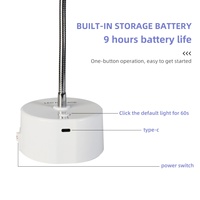 Nouvelle Arrivée Lampe UV LED sans Fil Mini Rechargeable avec Double Lumière Portable et Légère pour le Durcissement des Capsules d'Ongles et de la Colle