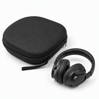 Sac de rangement pour écouteurs en EVA personnalisable, étanche, avec fermeture à glissière, protection antichoc pour écouteurs supra-auriculaires