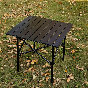 Tavolo Pieghevole in Acciaio al Carbonio, Altezza Regolabile, da 2 a 4 Posti, Moderno, per Palestra, Campeggio, Picnic, BBQ, Cantiere - Product Image 5
