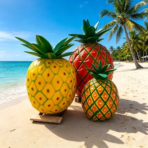 Escultura de <span class=keywords><strong>Granada</strong></span> Realista Personalizada de Fábrica, Estatua Grande de Resina a <span class=keywords><strong>Precio</strong></span> Económico para Decoración de Jardín - Product Image 2