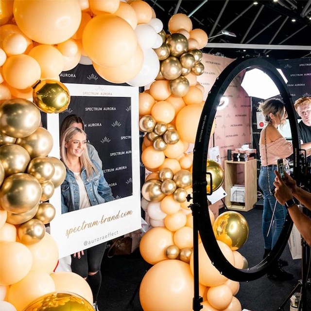 Simock Factory Supply Big LED Photo Booth Wedding & Events 47" Led Laptop Ring Light for Studio Lighting, Video Photography
