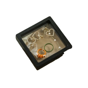 Boîte de présentation flottante pour bijoux, boîte à bijoux en film transparent, boîte de rangement pour broches, boucles d'oreilles, colliers, boîte cadeau - Product Image 2