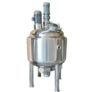 Barril mezclador de paletas de acero inoxidable Maquinaria química Homogeneizador 200L reactor