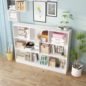 Étagère à livres unique avec coin lecture, étagère à livres en bois blanc à plusieurs niveaux, étagère à livres en bois <span class=keywords><strong>pour</strong></span> enfants, bibliothèques blanches - Product Image 3