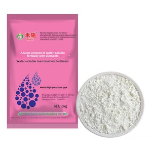 Kalium tinggi pupuk pertanian makronutrien larut air NPK 10-5-40 TE 10% Nitrogen 5% fosfor 40% kalium