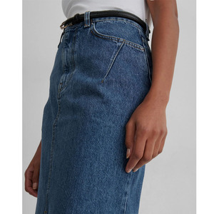 Wholesale Denim Office <strong>Skirt</strong> for Woman Long Summer Jeans Plus Size <strong>Split</strong> <strong>Skirts</strong> for Women Ladies - Product Image 6