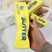 Vente en gros usine : Barre de beurre géante, jouet souple anti-stress à remontée lente, en PU, personnalisable OEM ODM