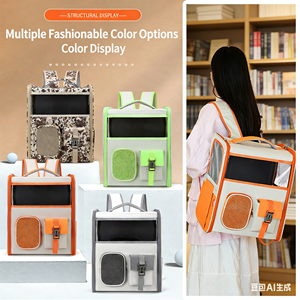 Sac à dos de transport pour animaux de compagnie, sac à dos frontal pour <span class=keywords><strong>chiens</strong></span> et chats de petite taille, vente en gros - Product Image 1