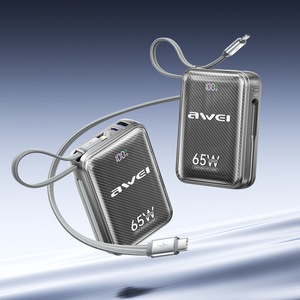 แบตสำรองมือถือได้รับการรับรอง CCC 65W ความจุขนาดใหญ่20000mAh ชาร์จได้เร็ว20V สำหรับโทรศัพท์ทุกรุ่น - Product Image 3