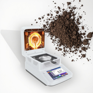 Analyseur d'humidité de laboratoire 120g Précision 0,001g Écran tactile numérique 5 pouces Vente directe usine - Product Image 4