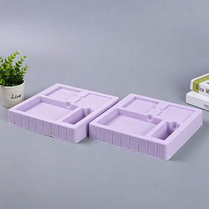 Plateau thermoformé personnalisé floqué OEM multicolore pour emballages de cosmétiques et de produits de santé - Product Image 2