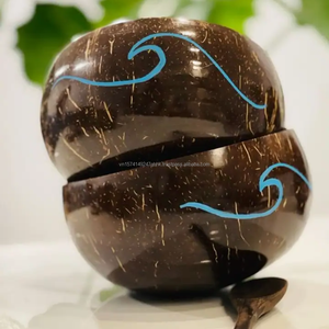 Venta al por mayor de la fábrica personalizada de coco Shell Bowl diseño caliente decoración del hogar hecho en Vietnam - Product Image 5