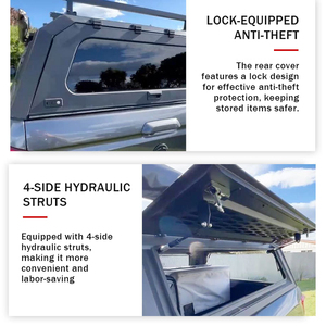 Copertura per Cassone Pick-up 4x4 in Acciaio di Alta Qualità, Hardtop per Toyota Hilux VIGO/REVO, Impermeabile e Pieghevole - Product Image 2