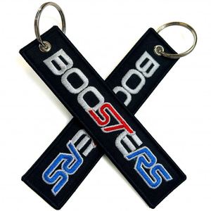 Flight Crew Fabric Woven Embroidery Keychains With Customize Color Ring/Cartoon Charms Jet Tag Keytag <b>Key</b> Chain <b>Custom</b> Logo - Product Image 2