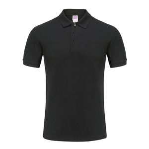 Design Summer Custom Logo Printed Two Color Office Uniform Moisture Wicking Unisex Polo Shirt for Corporate Staff - Product Image 3