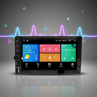 Reproductor MP5 para Auto de Doble DIN y 7 Pulgadas con Pantalla Táctil Capacitiva y Control de Botones, Estéreo para Auto