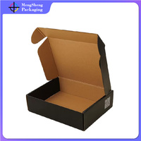 Noir estampage à chaud or argent Tuck rabat papier d'emballage boîte à chocolat personnalisée pour sandale emballage matériel ondulé boîtes à gâteaux