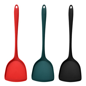 ตะหลิวซิลิโคนเกรดอาหารในครัวทนความร้อนไม้พายและตะหลิวแข็งสำหรับทำอาหาร10ชิ้นสั่งขั้นต่ำ - Product Image 2