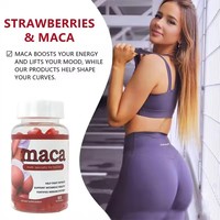 Gummies Maca Plus pour des courbes de fesses volumineuses, amélioration des hanches, extrait de racine de Maca noire, booster de fesses pour femmes