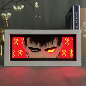 162 Styles <span class=keywords><strong>Death</strong></span> <span class=keywords><strong>Note</strong></span> L Kira Lampe 3D en papier découpé Dragon Ball Goku Boîte à lumière LED Anime Série Cosplay Extérieur Artisanat - Product Image 5