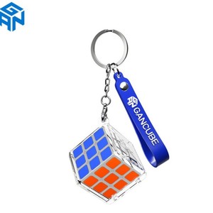 GAN328 พวงกุญแจขนาดเล็ก รูบิค'คิวบ์ 3x3 ของเล่นเสริมพัฒนาการสำหรับเด็กผู้ชาย อายุ 8 13 ปี - Product Image 5