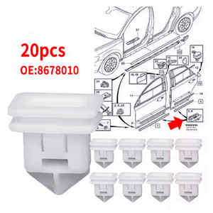 Volvo <b>Door</b> Side Skirt <b>Trim</b> Clip 8678010 20pcs For S40 S60 S80 C30 Repair Replacement - Product Image 1