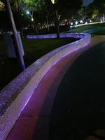 2025 Glasfaser-Betonleuchte Leuchtende Zementplatte Garten-Ziegelpaneel Beleuchtung Leuchtender Betonboden Faserlicht PS-Faser