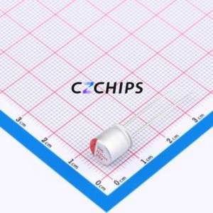 Condensador Sólido 3310250809R00, Componente de Orificio Pasante (THT), D8xL9mm 330uF 20% 25V 8mm - Product Image 1