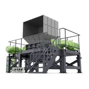 Factory Direct Sale Scrap Cardboard Metal Plastic Double Shaft Shredder Machine For Recycling