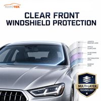 NANOTEK Auto Front Window TPU Windshield Film dengan Penolakan IR 94% & Perlindungan UV 99% Film Kaca Berkinerja Tinggi Premium