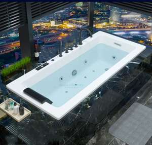 CE LED Bedienfeld Acryl Badewanne Massage gerät Hersteller Drop In Hydra Massage Badewanne - Product Image 2