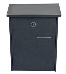 Boîte aux lettres métallique moderne verrouillable, murale, résistante aux intempéries, avec <span class=keywords><strong>plaque</strong></span> nominative et serrure à clé sécurisée pour la maison - Product Image 2