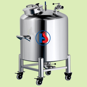 Réservoir de stockage en acier inoxydable de 500l, 1000l, 2000l pour produits chimiques, cosmétiques, crèmes, réservoir de stockage mobile, réservoir de stockage d'huile, de lait - Product Image 1