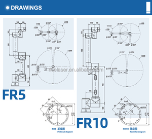 Bras robotisé collaboratif pour la soudure et le nettoyage au laser, machine de découpe automatique des métaux pour la production industrielle, 1500w+rf10, 6 axes - Product Image 3